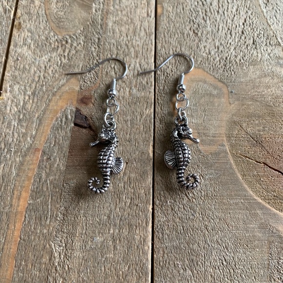 handmade Jewelry - 3 for $25 Handmade Silver Seahorse Earrings